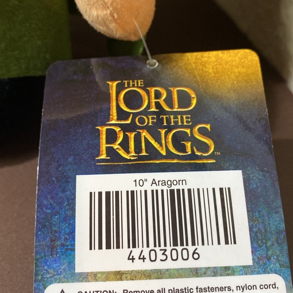 NWT Toy Factory Lord Of The Rings Chibi Doll 10” Aragorn - Picture 4 of 4